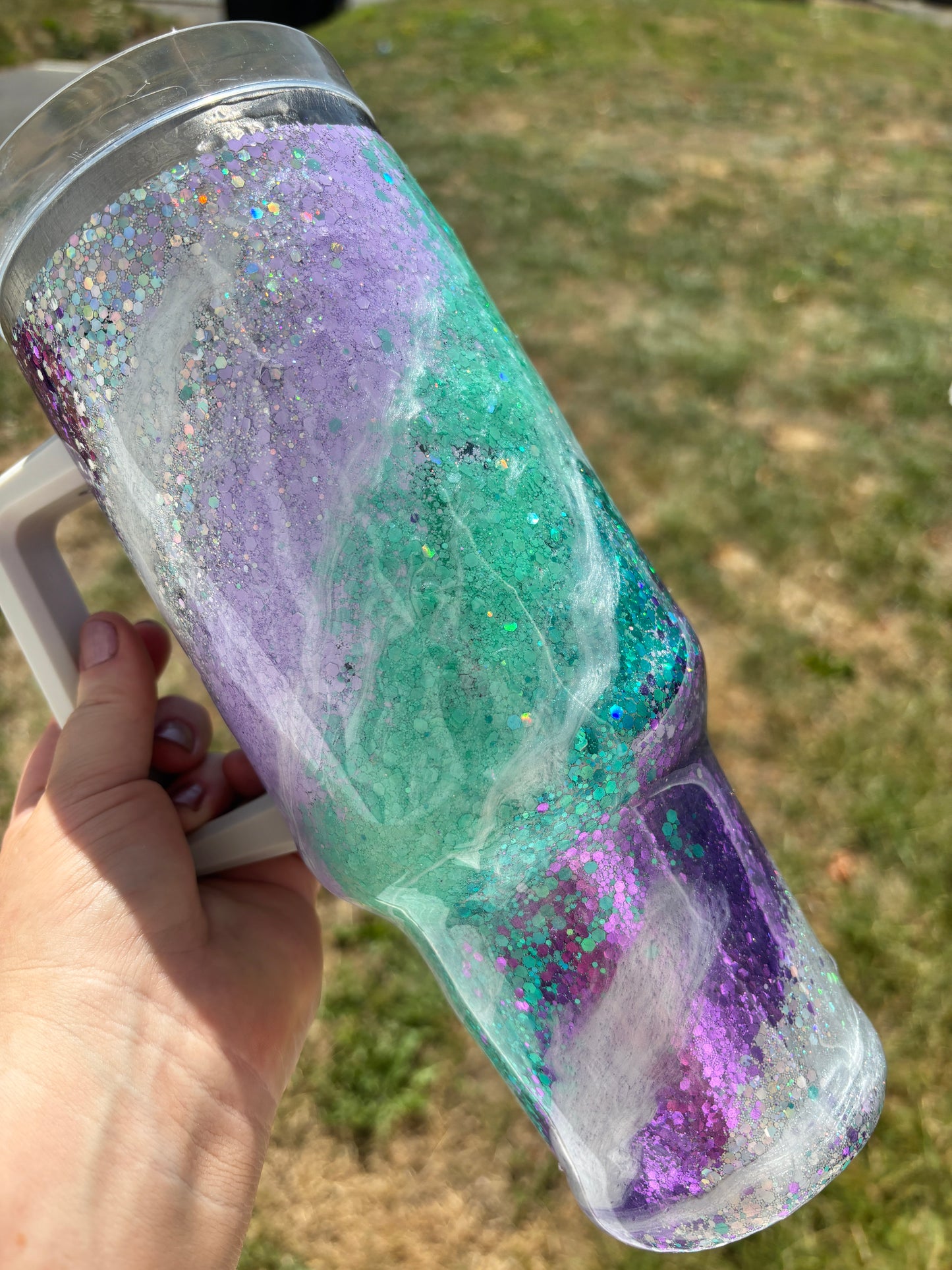 Custom Glitter and Resin Quencher