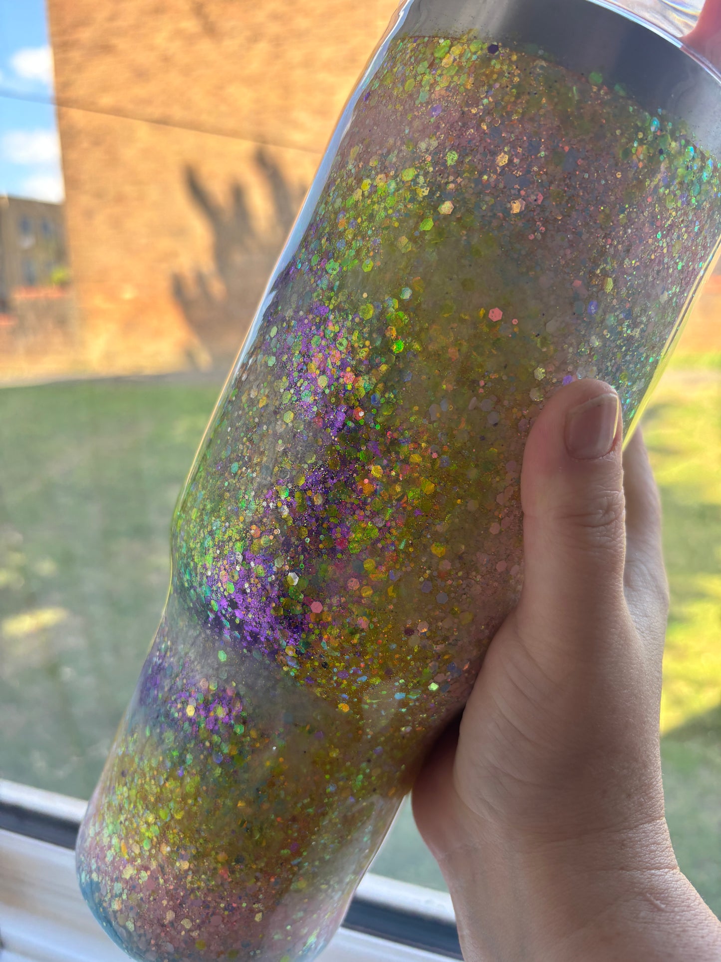 Custom Glitter and Resin Quencher