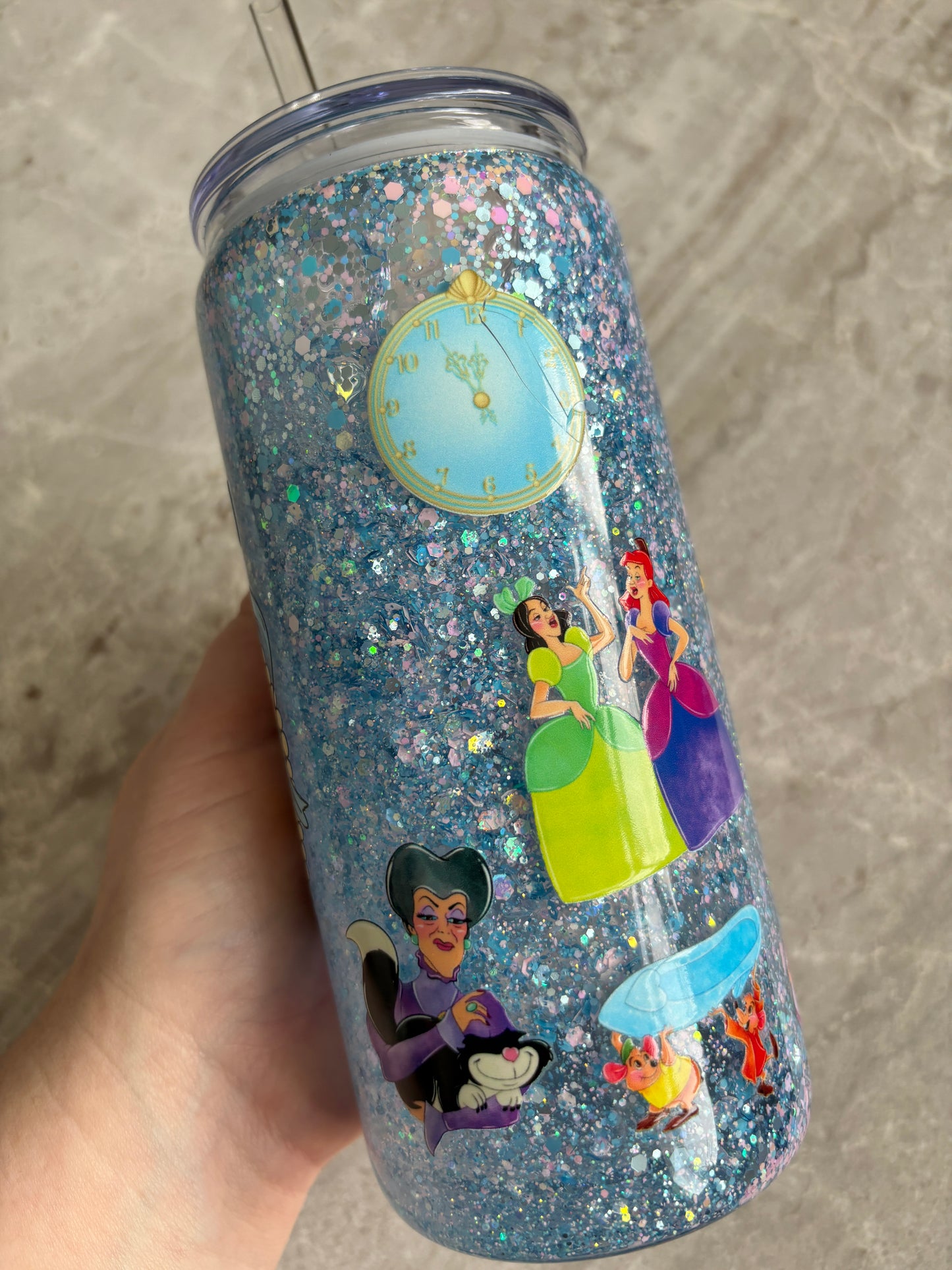 Princess Glass Snow Globe (view description)
