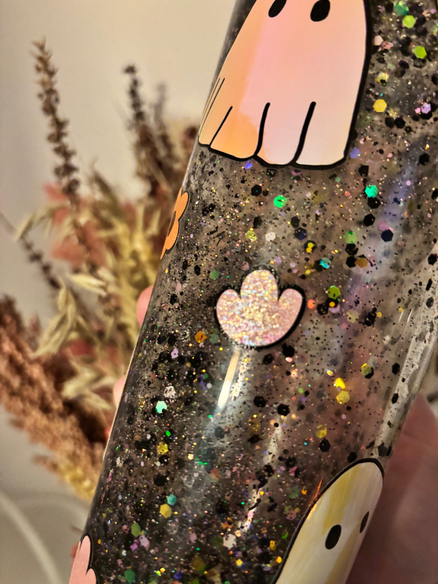 Cutie Ghosts Snow Globe Tumbler