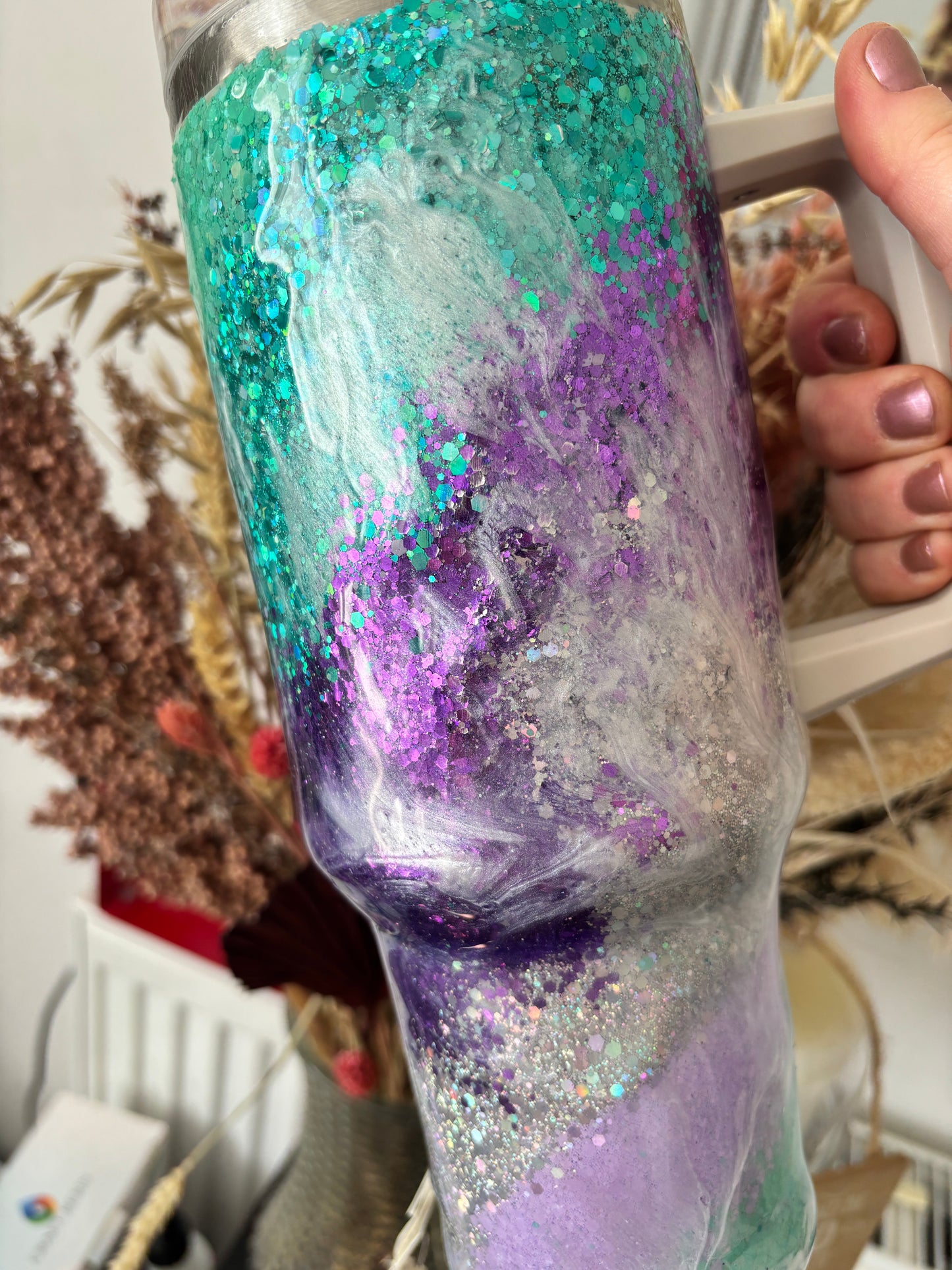 Custom Glitter and Resin Quencher