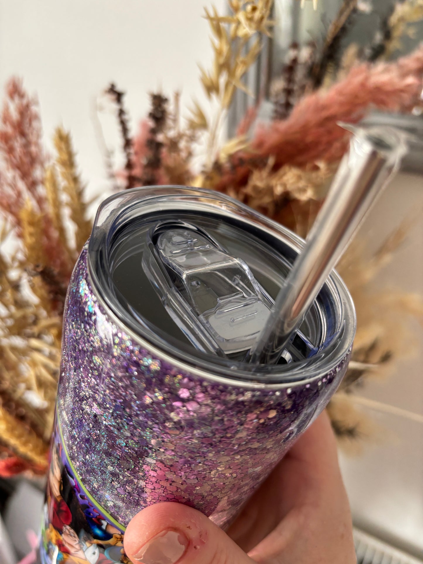 Villain Glitter Metal Tumbler