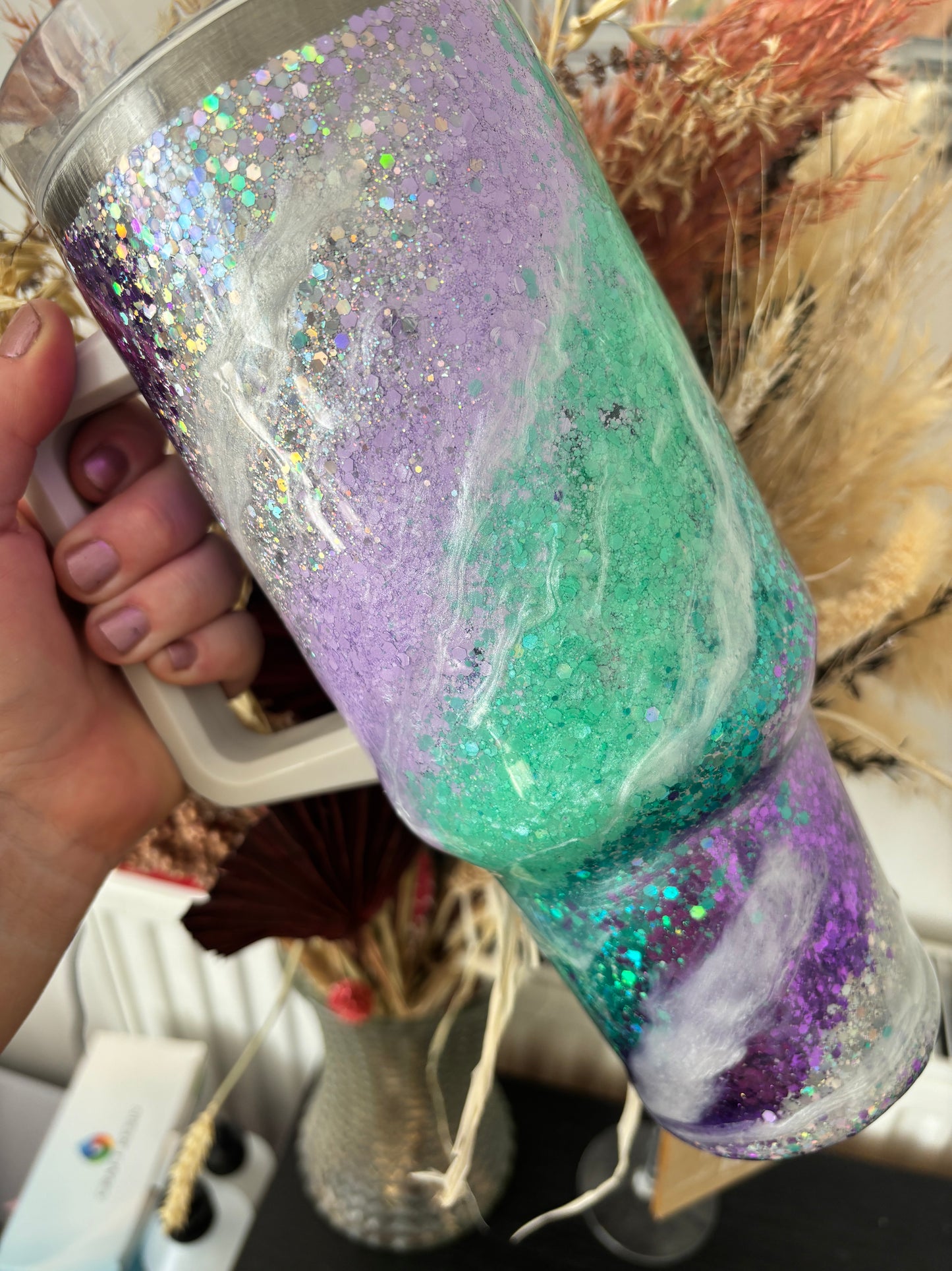 Custom Glitter and Resin Quencher