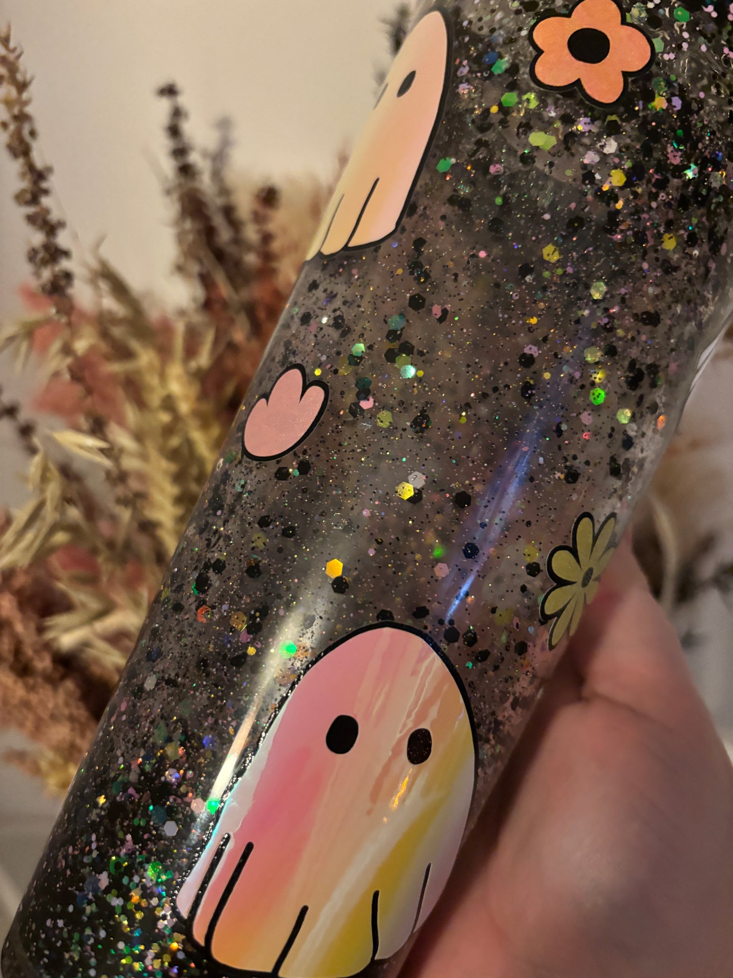 Cutie Ghosts Snow Globe Tumbler