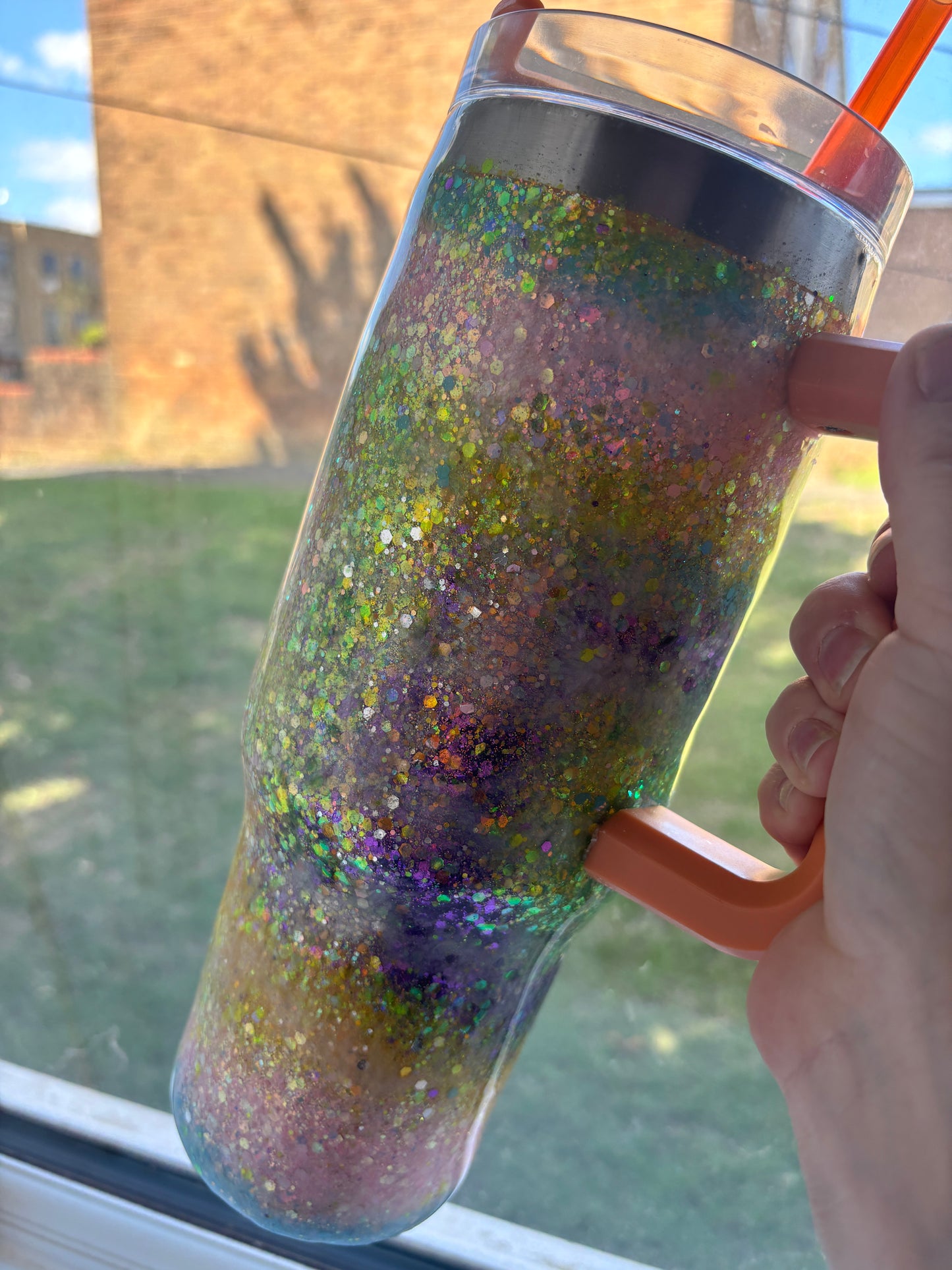 Custom Glitter and Resin Quencher