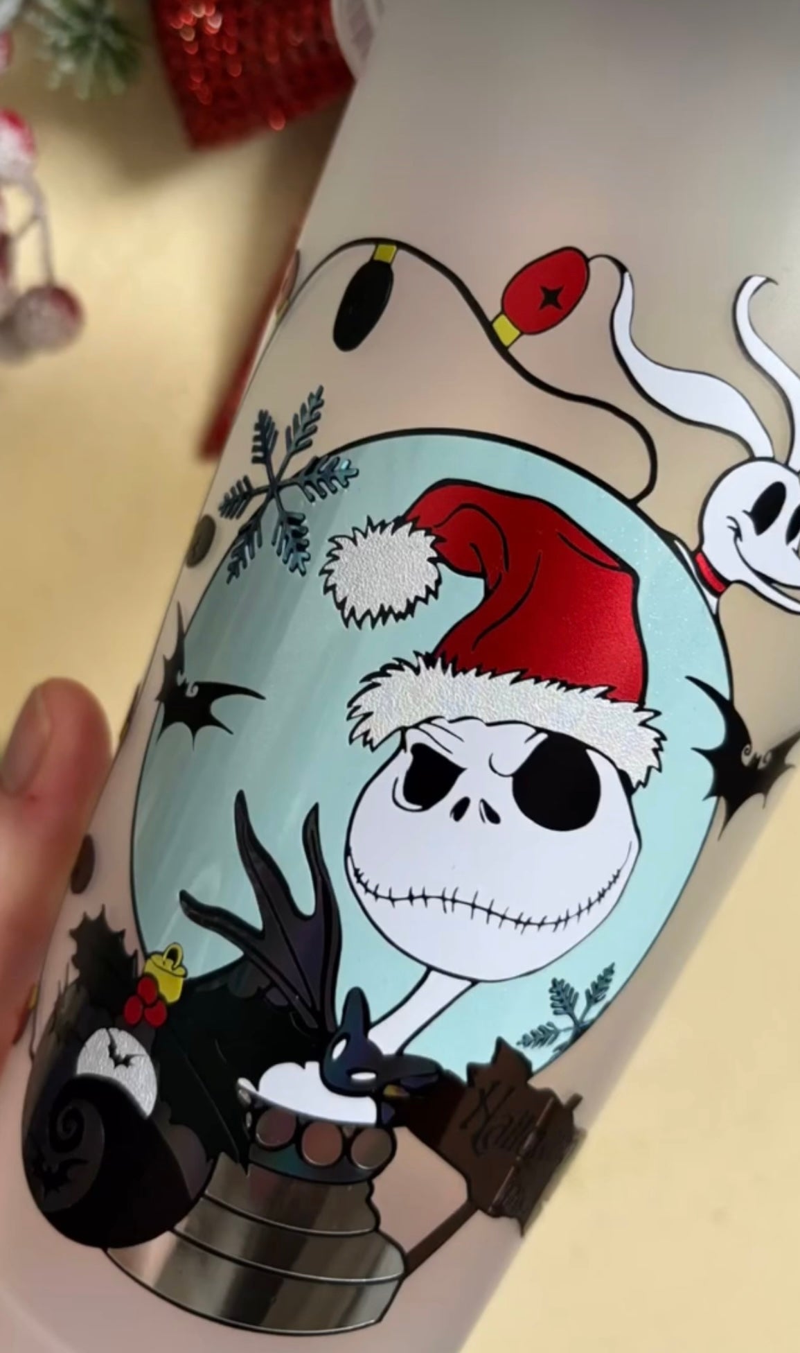 Skeleton Christmas Col Cup