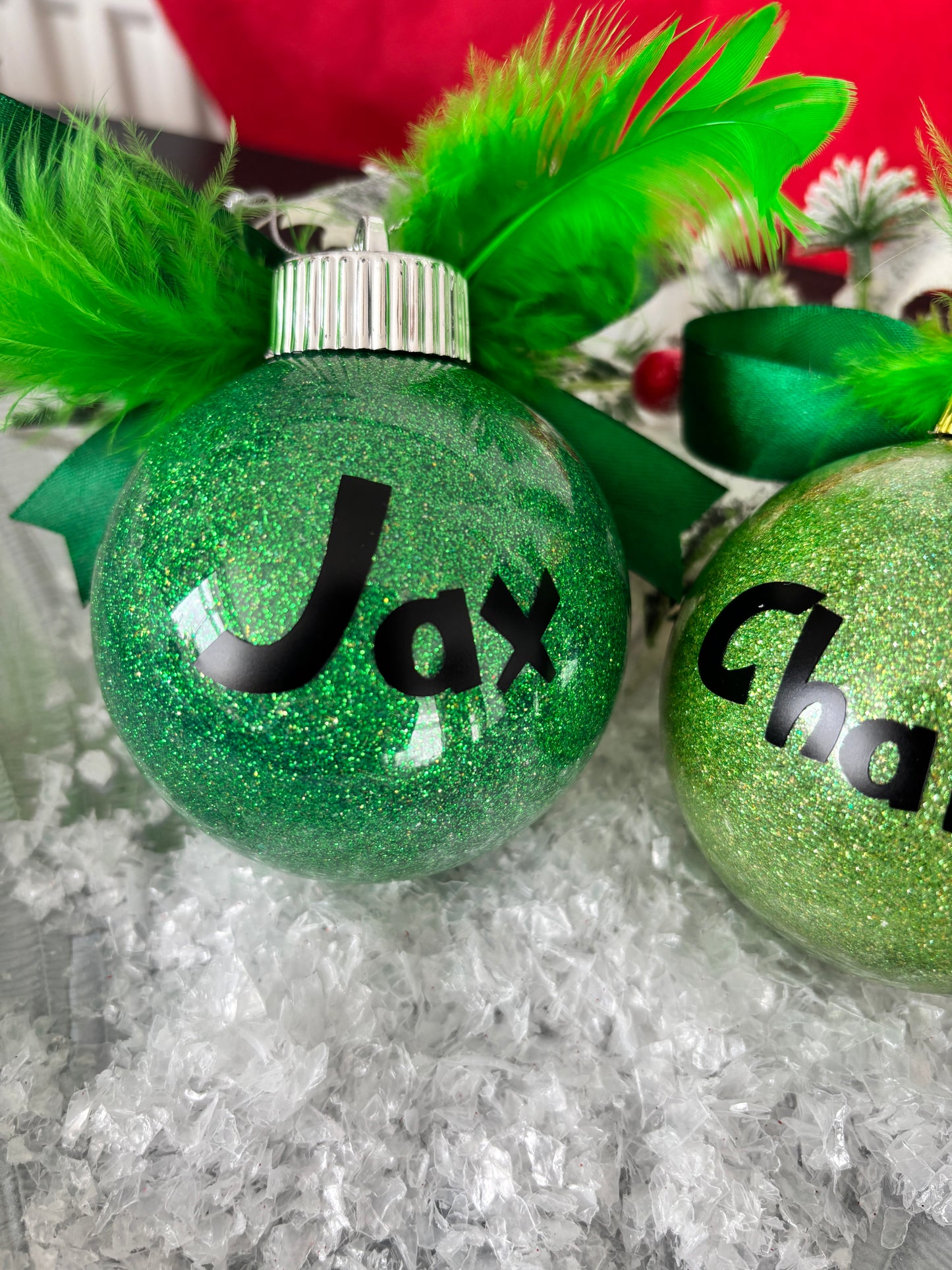 Grinch and Cindy Baubles