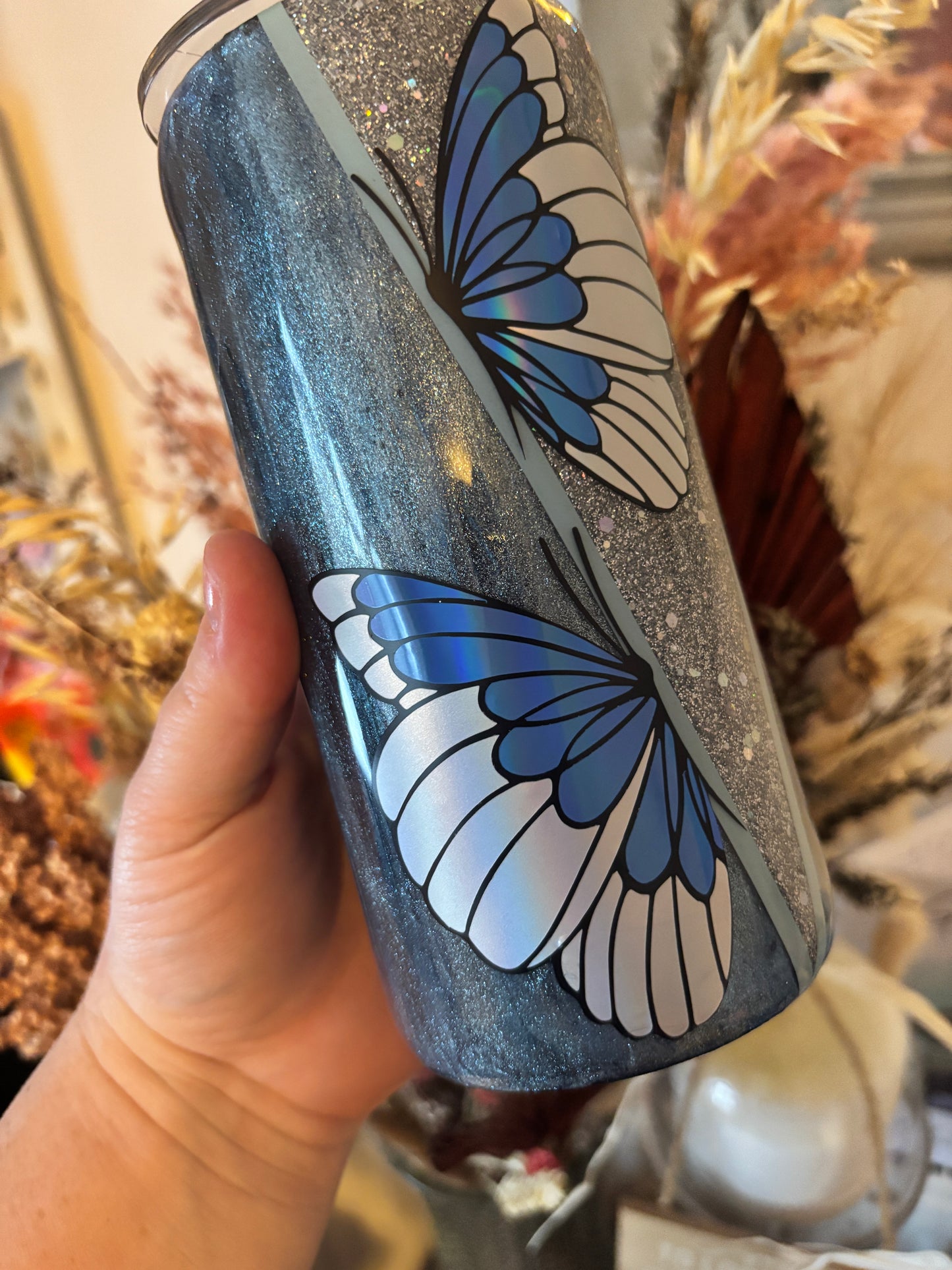 Butterfly Metal Tumbler