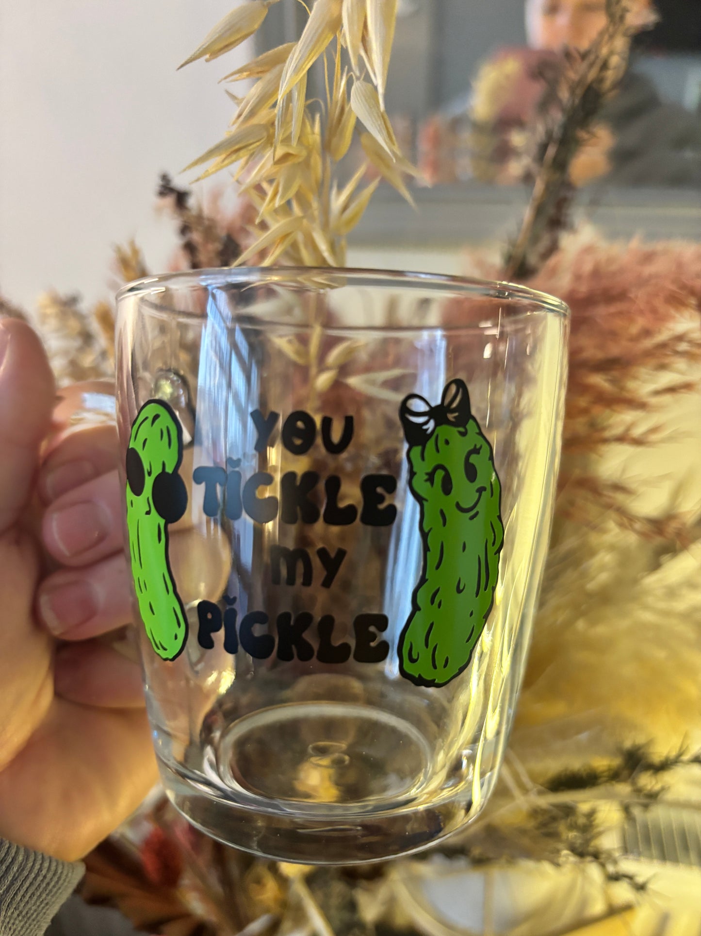 You Tickle My Pickle Glass Mug