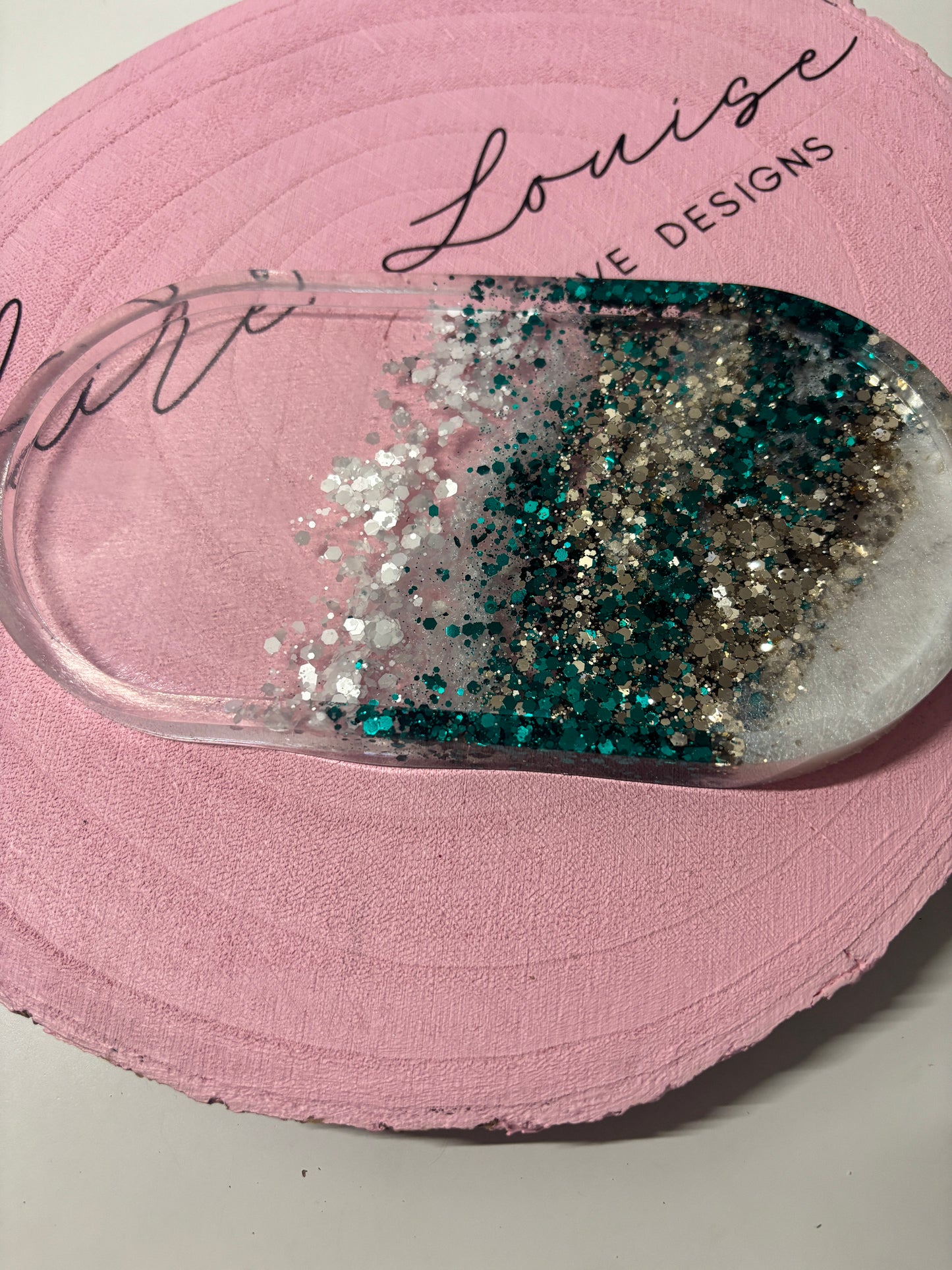 Resin & Glitter Tray
