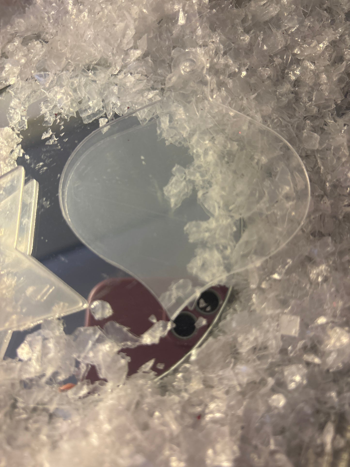 Custom Shaped Acrylic Disc Bauble