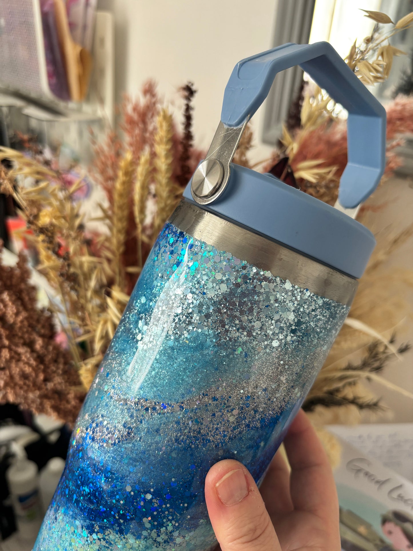 Blue Glitter Milky-way Quencher