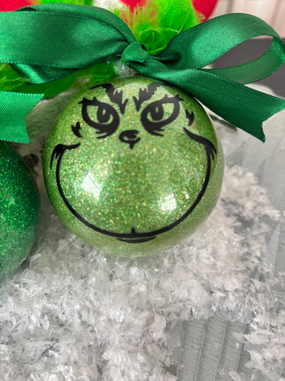 Grinch and Cindy Baubles