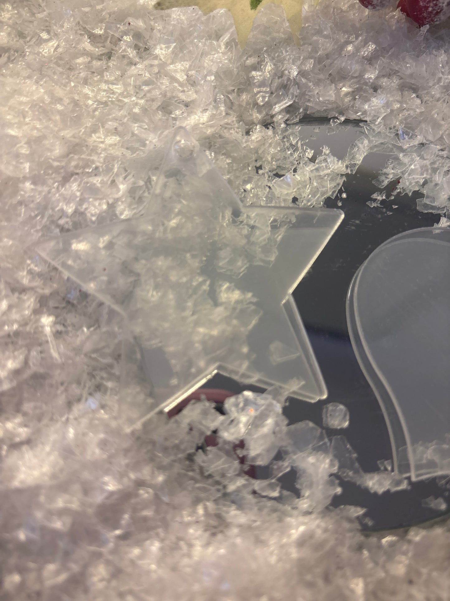 Custom Shaped Acrylic Disc Bauble