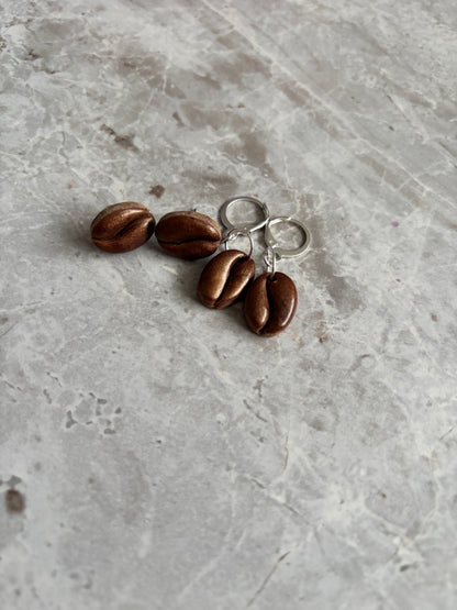 Coffee Bean Earrings