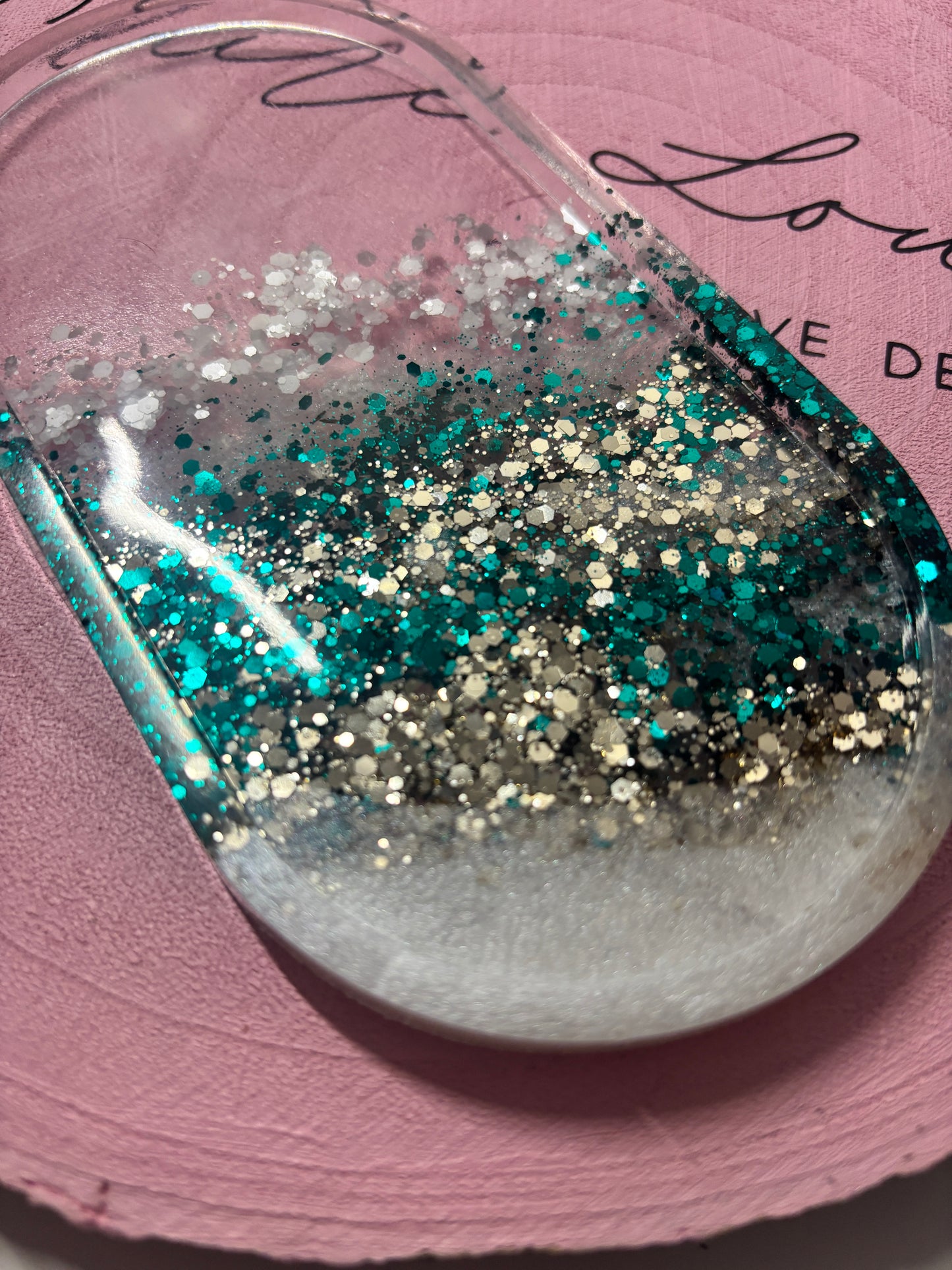 Resin & Glitter Tray