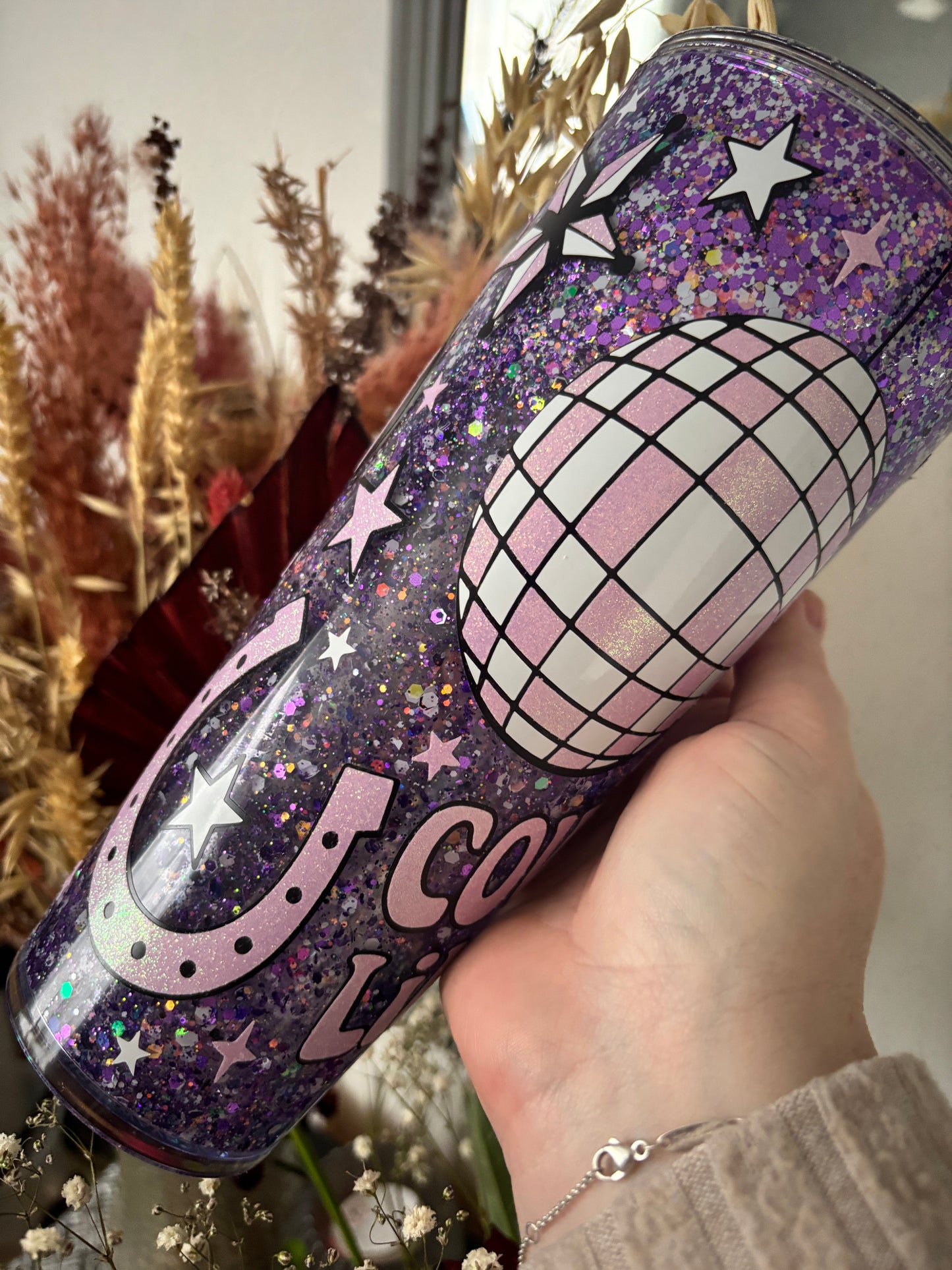 Cowgirl Like Me Acrylic Snowglobe Tumbler