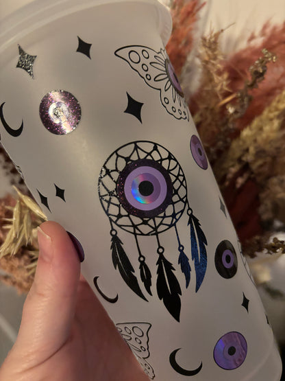 Purple Dream Catcher Cold Cup