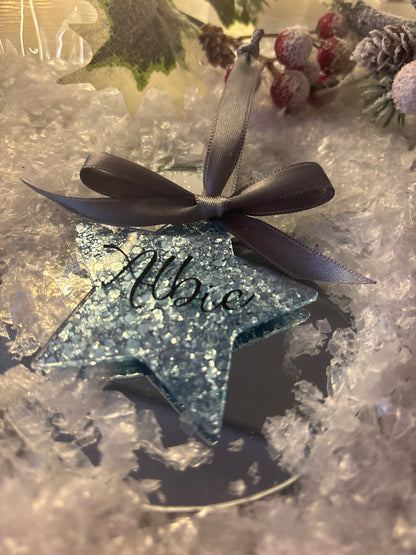 Custom Shaped Acrylic Disc Bauble