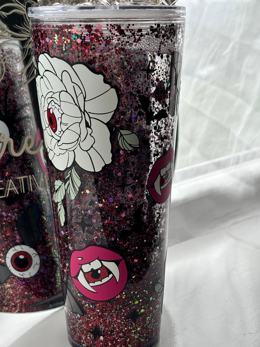 Peony Vampire Glow in the Dark SG Tumbler