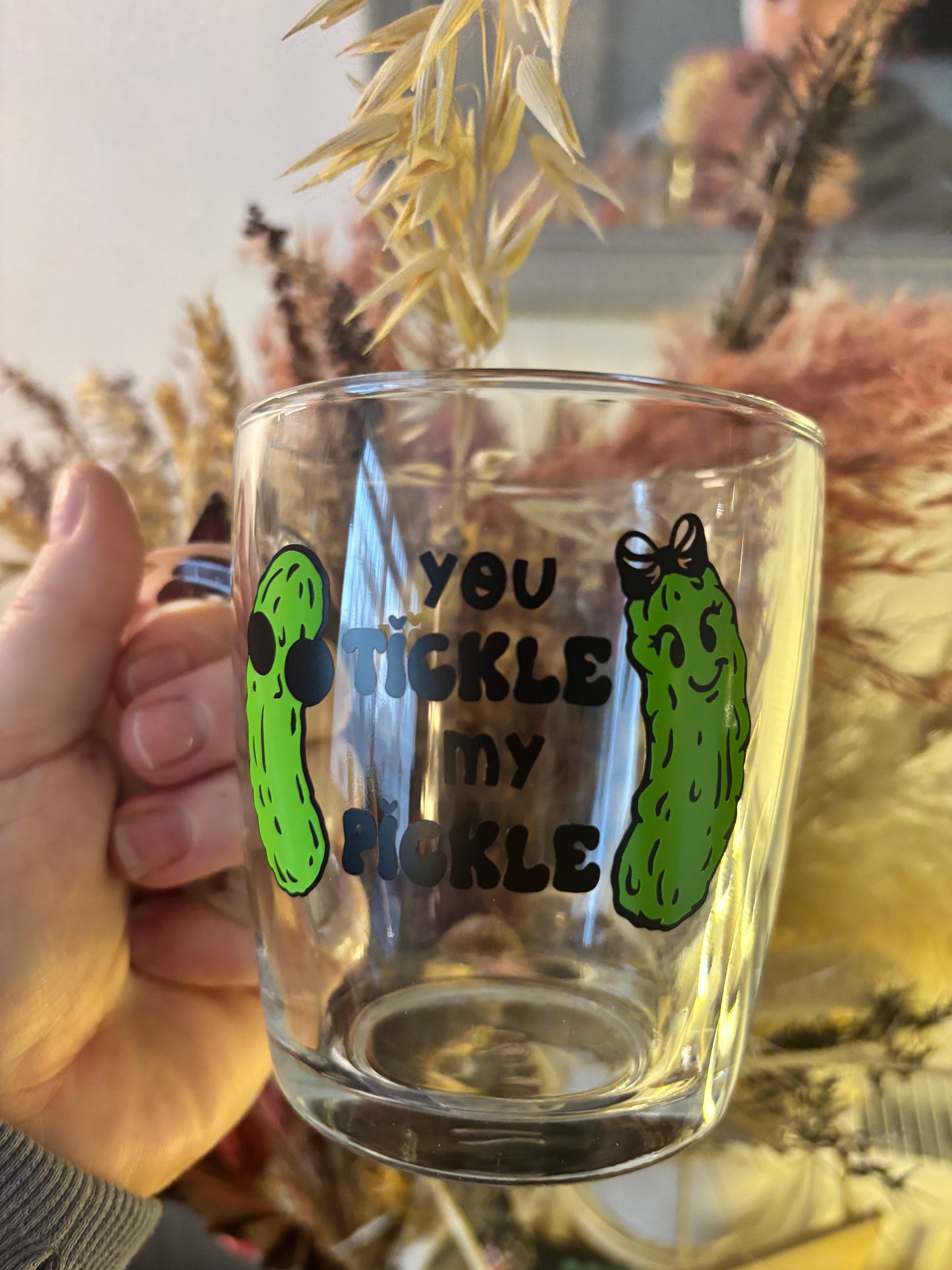 You Tickle My Pickle Glass Mug