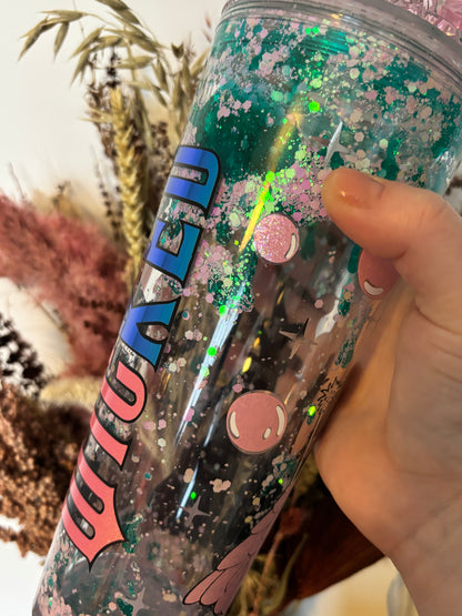 Best Friend’s Acrylic Snow Globe Tumbler