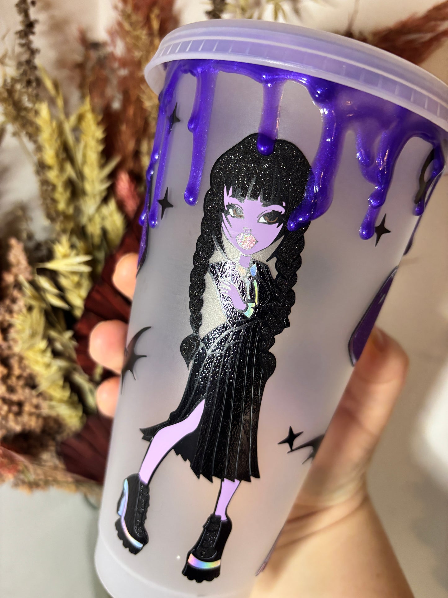 Goth Girl Drip Cold Cup