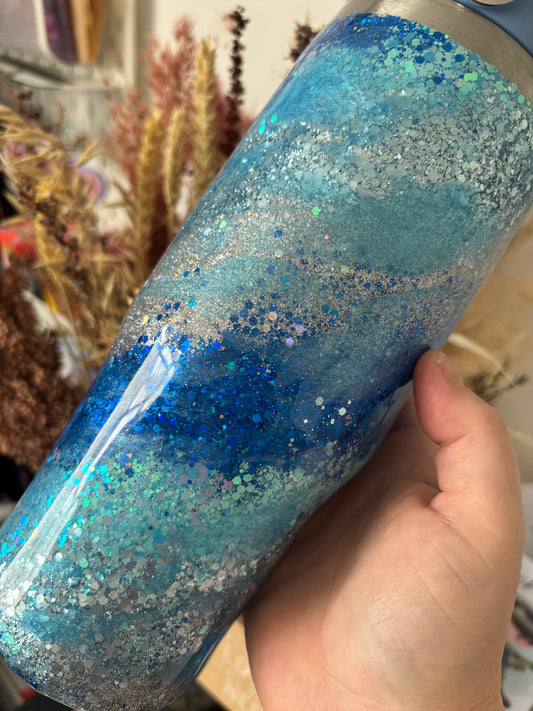 Blue Glitter Milky-way Quencher