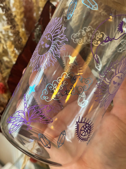 Celestial Libby Glass Can
