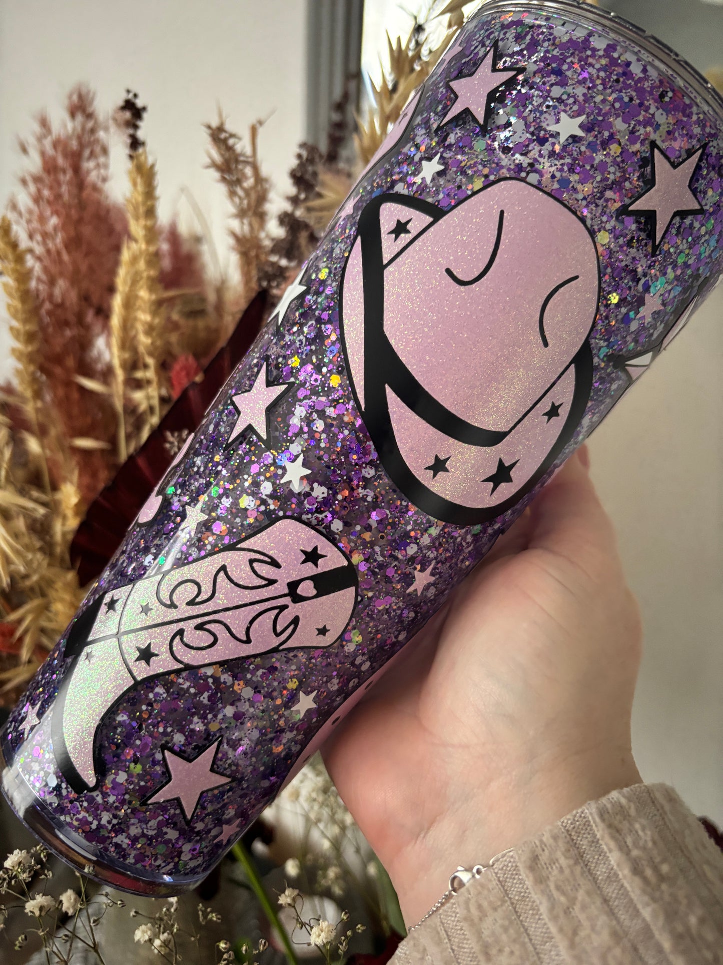 Cowgirl Like Me Acrylic Snowglobe Tumbler