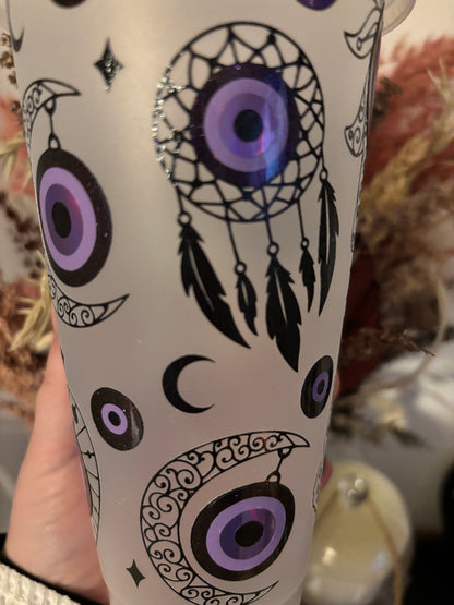 Purple Dream Catcher Cold Cup