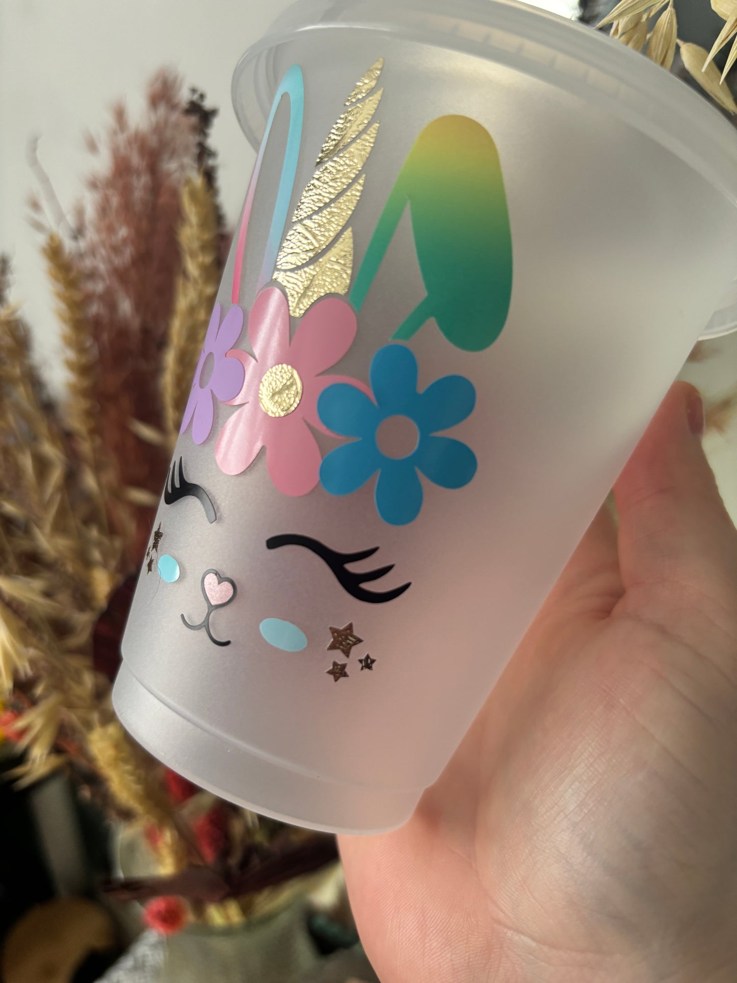 Unicorn Bunny 16oz Cold Cup