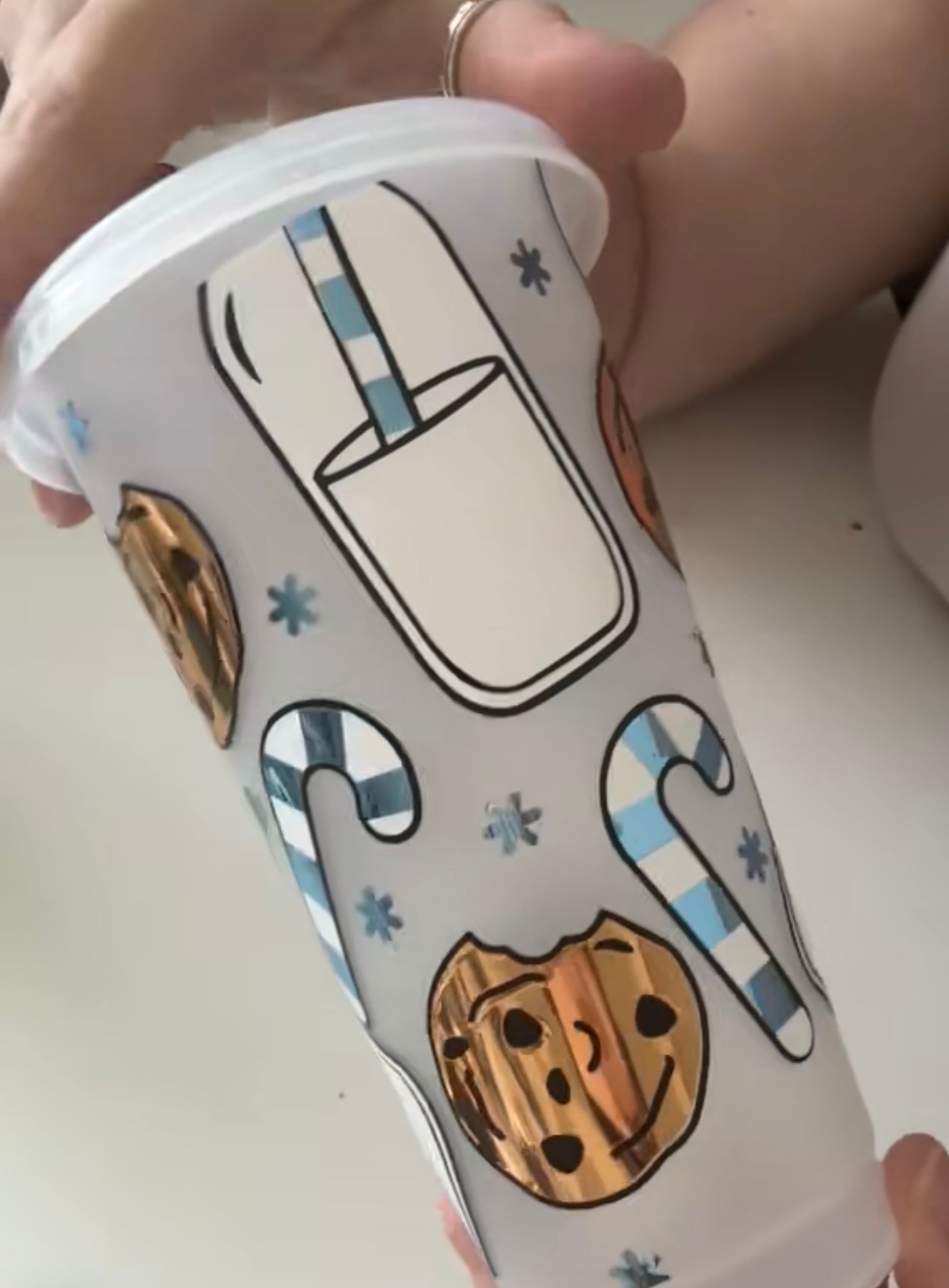 Cookies and Milk Cold Cup