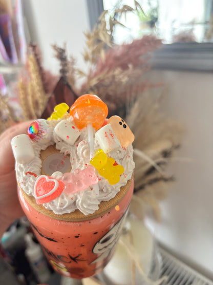 Trick or Treat Glass Handled Tumbler