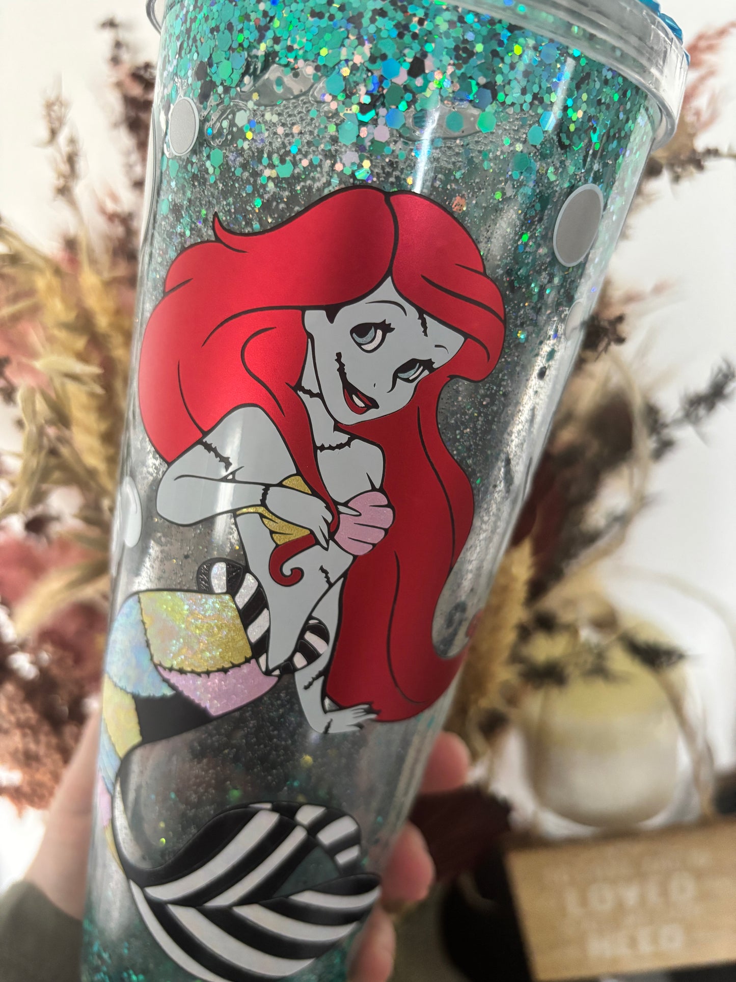 Mermaid Sally Snow Globe Tumbler