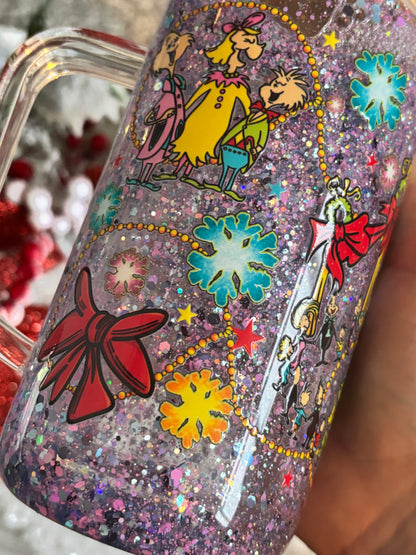 Grinch Glass Snow Globe