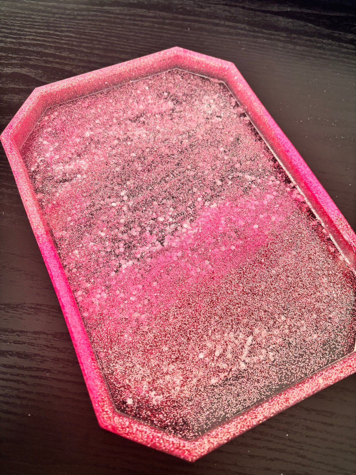 Splash Glitter Large Resin Tray