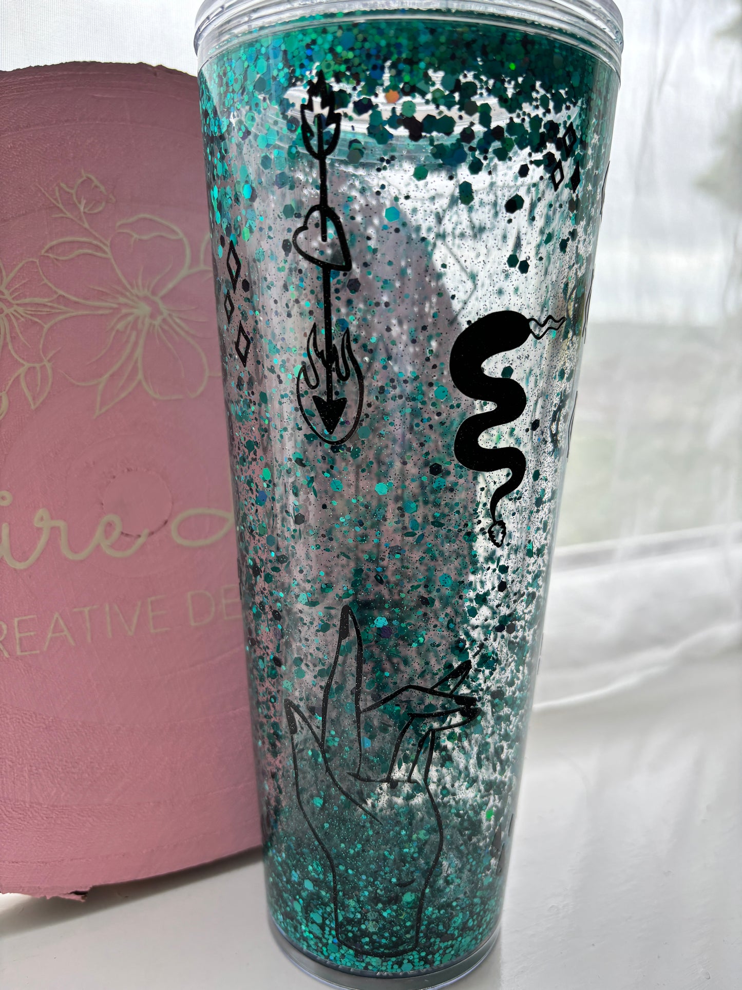 Witchy Woo Snow Globe Tumbler