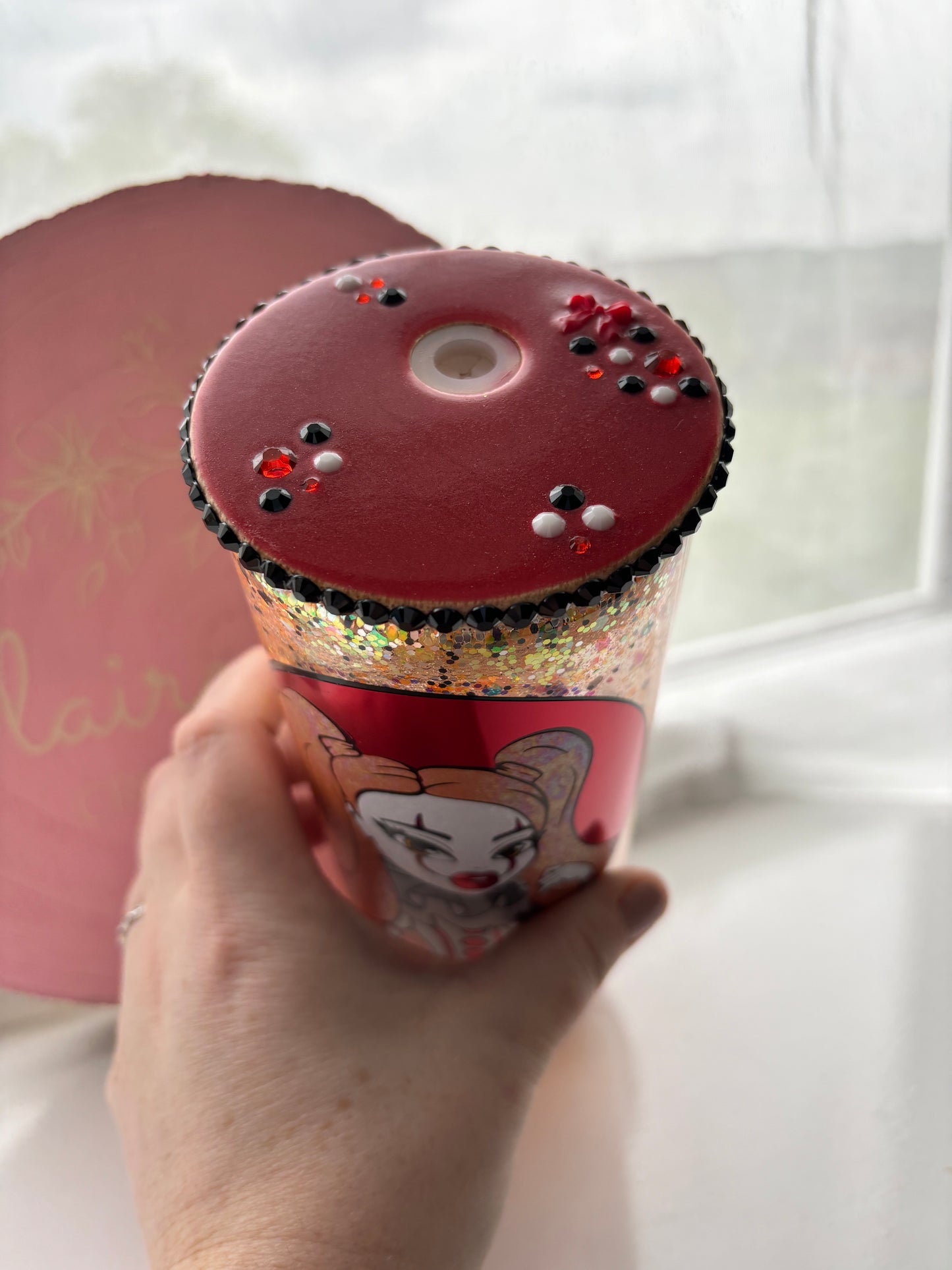 Ginger Clown Snow Globe Tumbler