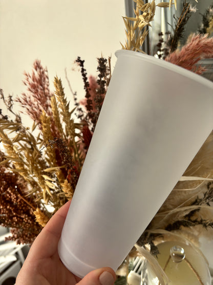 Rhinestone Doughnut Cold Cup