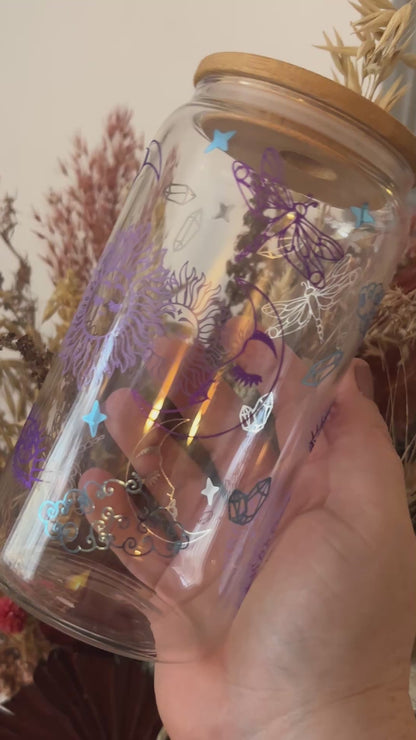 Celestial Libby Glass Can