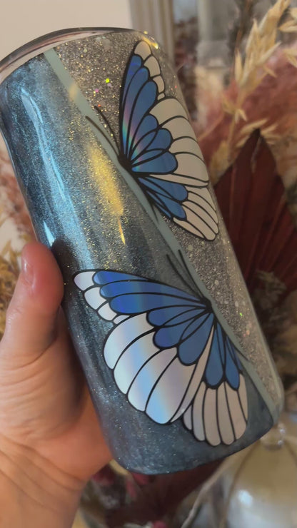 Butterfly Metal Tumbler