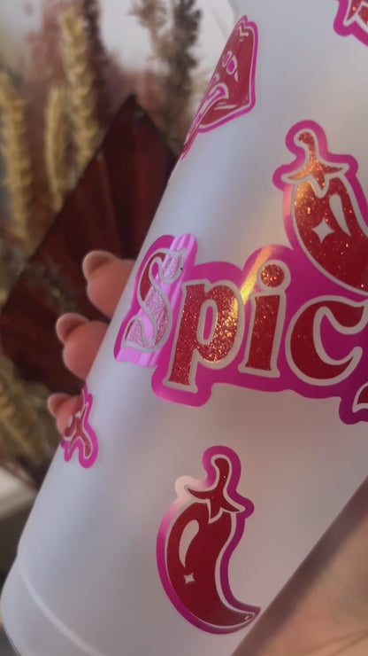 Colour Change Spicy Frosted Cold Cup